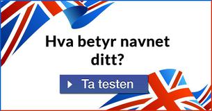 Hva betyr navnet ditt?