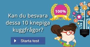 Kan du besvara dessa 10 knepiga kuggfrågor?