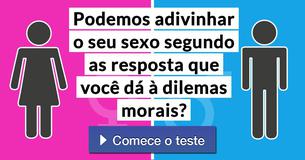 Podemos adivinhar o seu sexo segundo as resposta que você dá à dilemas morais?
