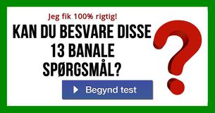 Kan du besvare disse 13 banale spørgsmål?