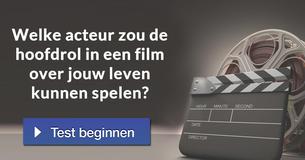 Welke acteur zou de hoofdrol in een film over jouw leven kunnen spelen?