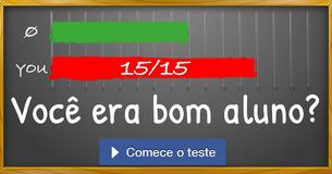 Você era bom aluno?