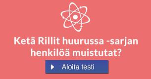Ketä Rillit huurussa -sarjan henkilöä muistutat?