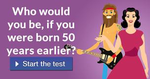 Who would you be, if you were born 50 years earlier?