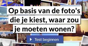 Op basis van de foto's die je kiest, waar zou je moeten wonen?