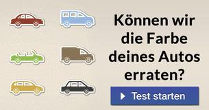 Können wir die Farbe Deines Autos erraten?