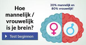 Hoe mannelijk / vrouwelijk is je brein? 