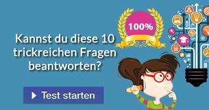 Kannst du diese 10 trickreichen Fragen beantworten?