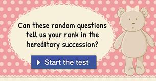 Can these random questions tell us your rank in the hereditary succession? 