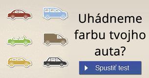 Uhádneme farbu tvojho auta?
