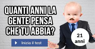 Quanti anni la gente pensa che tu abbia?