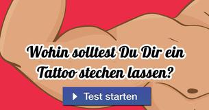 Wohin solltest Du Dir ein Tattoo stechen lassen?