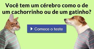 Você tem um cérebro como o de um cachorrinho ou de um gatinho?