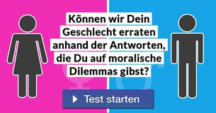 Können wir Dein Geschlecht erraten anhand der Antworten, die Du auf moralische Dilemmas gibst?