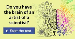 Do you have the brain of an artist of a scientist?