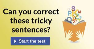Can you correct these tricky sentences?