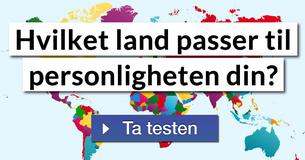 Hvilket land passer til personligheten din?