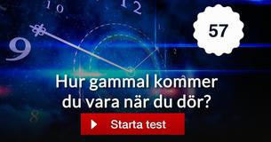 Hur gammal kommer du vara när du dör?