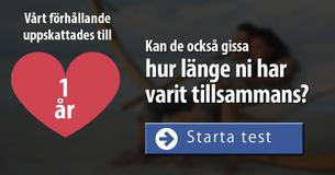 Kan vi gissa hur länge ni har varit tillsammans?