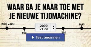 Waar ga je naar toe met je nieuwe tijdmachine?