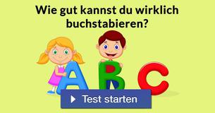 Wie gut kannst du wirklich buchstabieren?