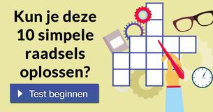 Kun je deze 10 simpele raadsels oplossen?