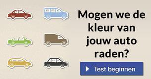Mogen we de kleur van jouw auto raden?