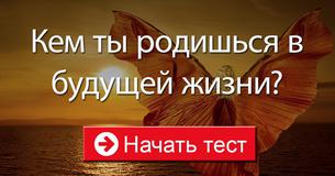 Кем ты родишься в будущей жизни?