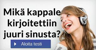Mikä kappale kirjoitettiin juuri sinusta?