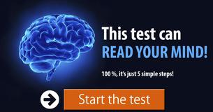 This test can read your mind! It's 100% accurate!