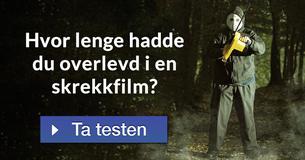 Hvor lenge hadde du overlevd i en skrekkfilm?