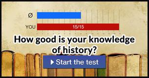 How good is your knowledge of history?