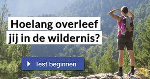 Hoelang overleef jij in de wildernis?