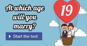 At which age will you marry?