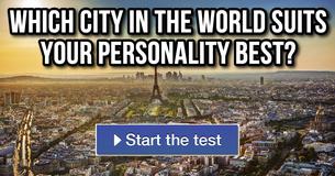 Which city in the world suits your personality best?