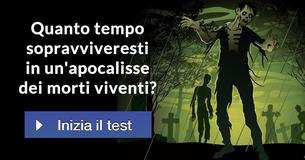 Quanto tempo sopravviveresti in un'apocalisse dei morti viventi?