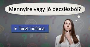 Mennyire vagy jó becslésből?