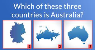 How many countries can you identify just by their outlines?