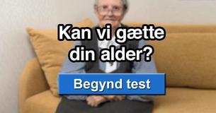 Kan vi gætte din alder?