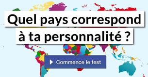 Quel pays correspond à ta personnalité ?
