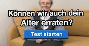 Können wir dein Alter erraten?
