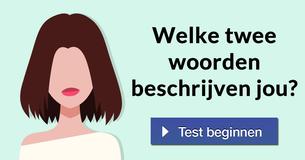 Welke twee woorden beschrijven jou?