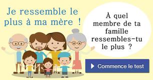 À quel membre de ta famille ressembles-tu le plus ?