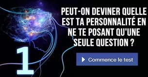 Peut-on deviner quelle est ta personnalité en ne te posant qu'une seule question ?