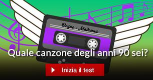 Quale canzone degli anni 90 sei?