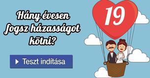 Hány évesen fogsz házasságot kötni?