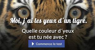 Quelle couleur d´yeux est tu née avec ?