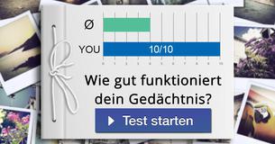 Wie gut funktioniert dein Gedächtnis? 