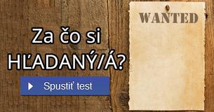Za čo si HĽADANÝ/Á?