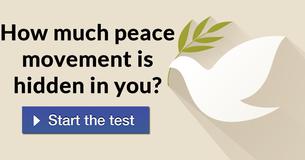 How much peace movement is hidden in you?